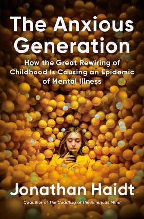 Book cover for: THE ANXIOUS GENERATION