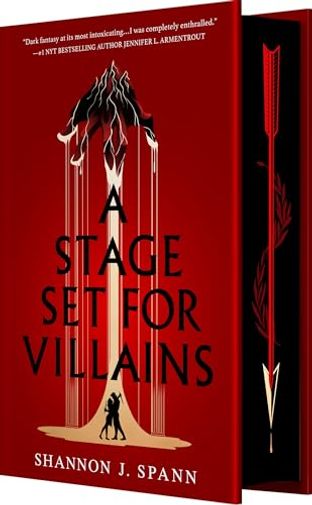 Book cover for: A STAGE SET FOR VILLAINS