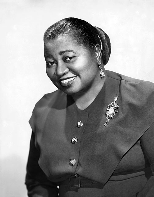 la actriz y activista Hattie McDaniel