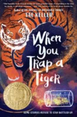 Book jacket graphic for: When you trap a tiger