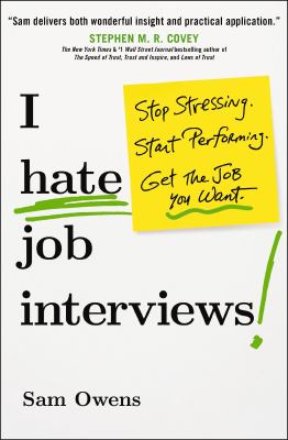 Book jacket graphic for: I hate job interviews!