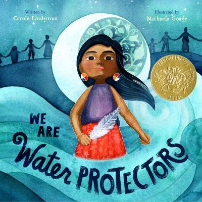 Book jacket graphic for: We are water protectors